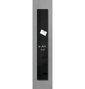Sigel Glasmagnetboard artverum 12x78cm schwarz