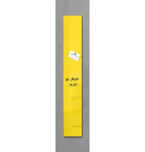 Sigel Glasmagnetboard artverum 12x78cm gelb