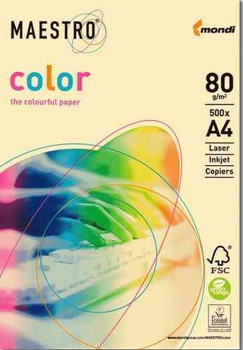 Igepa Maestro Color A4 80g/m² 500 Blatt vanille