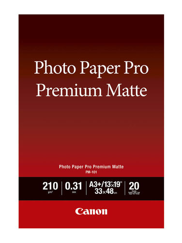 Canon Profi Fotopapier matt PM-101 A3+