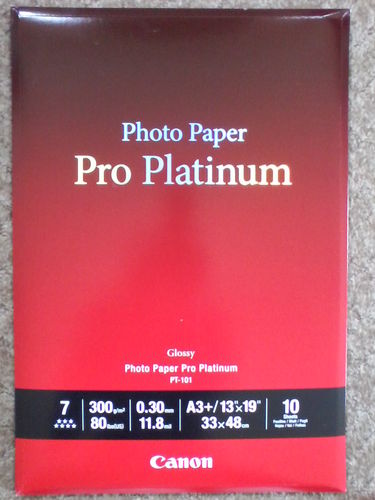 Canon Profi Fotopapier glänzend PT-101  A3+