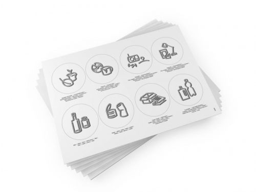 Durable Piknogramm-Bogen mit 8 Aufklebern