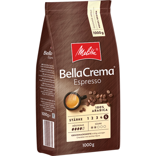 Melitta Bella Crema ganze Bohne Espresso 1kg