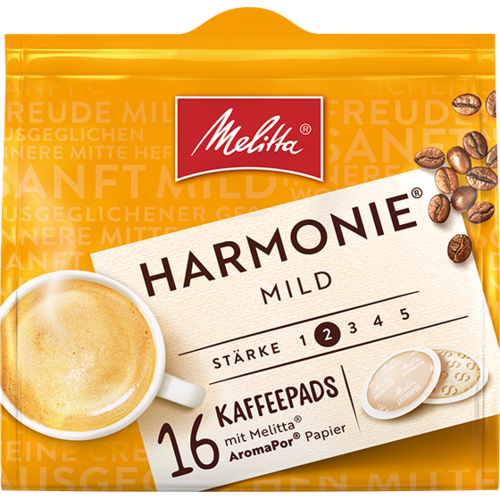 Melitta 16 Kaffeepads Harmonie mild