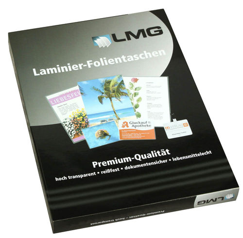 Laminat Folientaschen  A3   2x125 µ  25 Stück/Pack