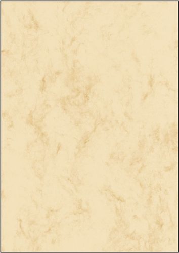 Sigel Design Papier Marmor beige  A4  200g/m²  25 Blatt