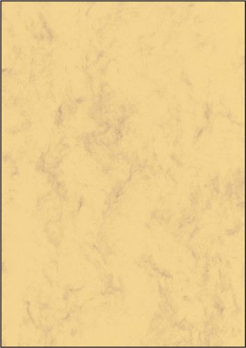 Sigel Design Papier Marmor sandbraun  200g/m²   50 Blatt