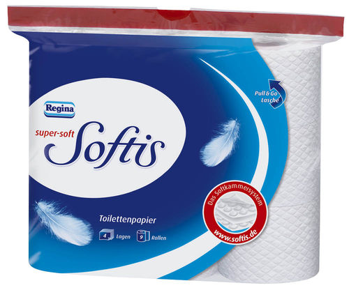 Softis Toilettenpapier  4-lagig