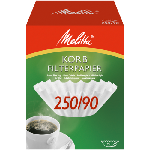 Melitta Korbfilter  weiss  250Stück/Pack