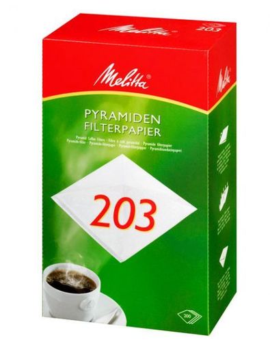 Melitta Pyramiden Filter PA SF 203G  200 Stück/Pack