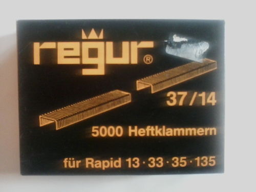 Regur Tackerklammern  37/14   5.000Stück/Pack