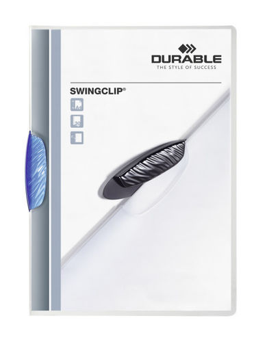 Durable Swing Clip  Klemmhefter A4 blau