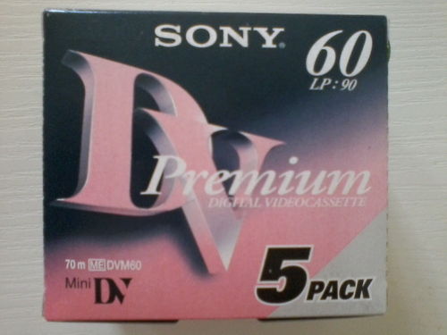 Sony Mini DV Cassette LP90  (SP60)  5Stück/Pack