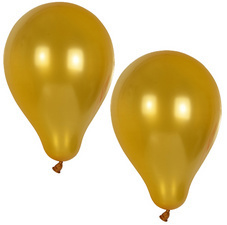 Papstar Luftballone gold   10Stück/Pack