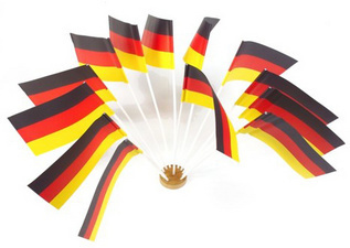 Papstar  Deutschland Flaggen  klein 10 Stück/Pack