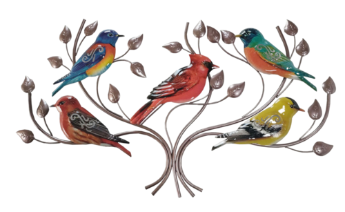 Harms Wanddekor Vögel auf Ästen